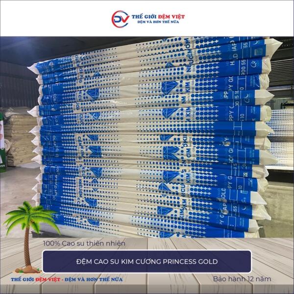 Đệm cao su Kim Cương Princess Gold 1